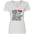 thumbnail image 3 of Inktastic Autism Awareness Acronym Women's V-Neck T-Shirt, 3 of 5