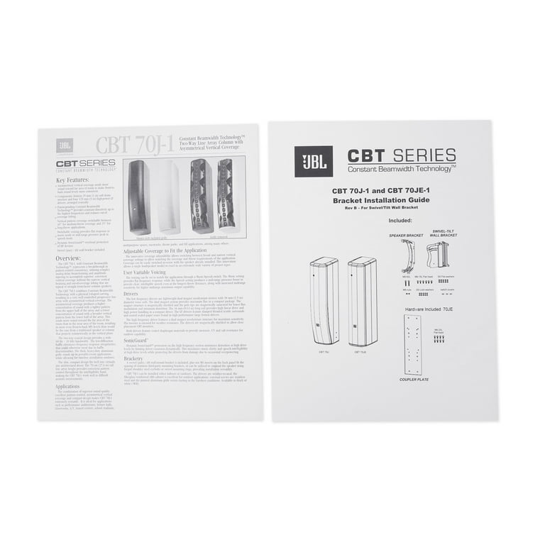 JBL CBT 70J-1 500w White Swivel Wall Mount Line Array Column JBL CBT 70J-1 500w White Swivel Wall Mount Line Array Column