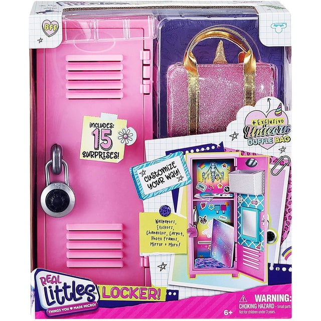 Real Littles - Micro locker coleccionable con 15 sorpresas REAL LITTLES REAL LITTLES