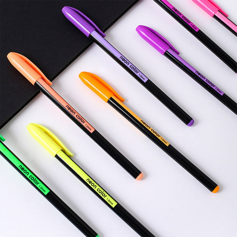 Kawaii 12Colors/Set Glitter Gel Pens Fluorescent Pen for School
