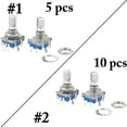 thumbnail image 2 of Potentiomètre Numérique à Code à 5 Broches avec Interrupteur EC11, 2 of 10
