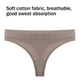 thumbnail image 3 of Sonducket Ropa interior de algodón para mujer Transpirable Absorbe la humedad Elástico Absorbe la humedad Elástico Color sólido Chica M Ropa interior chocolate S, 3 of 6