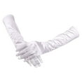 thumbnail image 1 of DPTALR Womens Satin Long Gloves Opera Wedding Bridal Evening Party Prom Gloves, 1 of 1