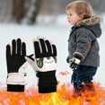 thumbnail image 6 of Fridja Kids Winter Waterproof Gloves for Ski Snow Snowboard Warm Unisex Gloves Mittens Windproof for Cold Weather for 4-7 Years Old, 6 of 9