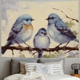 thumbnail image 2 of Fenyluxe Birds Branch Baby Bird Tapestry Wall Hanging for Bedroom Dorm Decoration - Short Plush Fabric, Easy to Hang - Multi-Functional Decor 60x50inch, 2 of 6