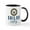 White/Black Inside, variant on CafePress - Navy Sailor Wifey Mug - 11 oz Ceramic Mug - Novelty Coffee Tea Cup
