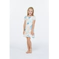 thumbnail image 4 of Girl Hawaiian Short Sleeve Simple Muumuu Ruffle Dress in Sandy Beach, 4 of 5
