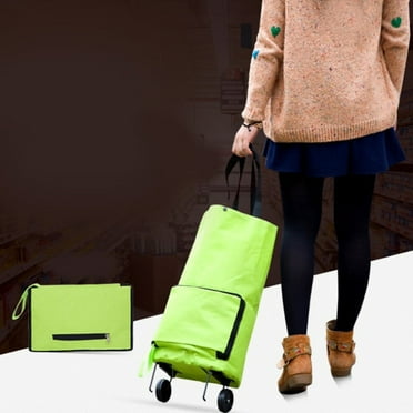Omeite Foldable Oxford Cloth Shopping Cart