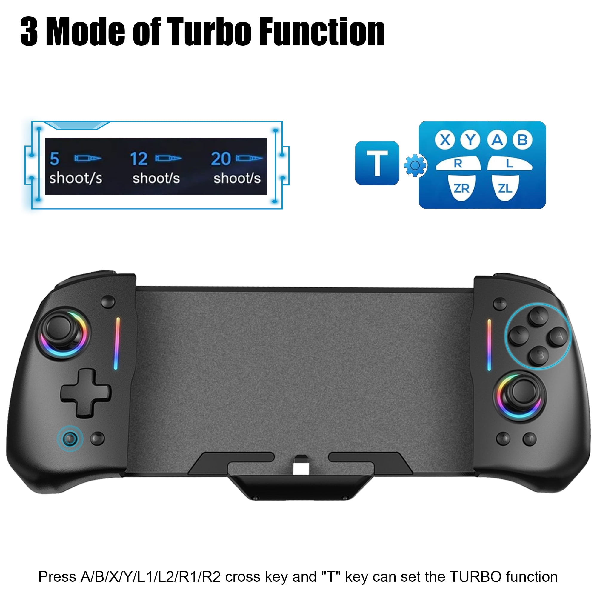 Lingsida Wired Controller Fit for Nintendo Switch/OLED Joy
