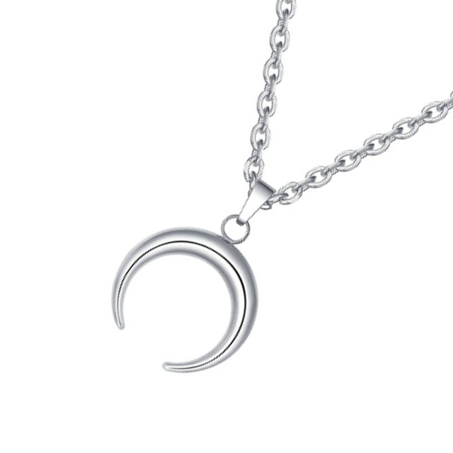 unbranded Collar Arc Con Colgante De Inoxidable En Para Y Uso Diario