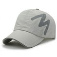 thumbnail image 2 of Satin lined baseball cap and trucker hat, UV protection summer sun hats for women men Men Women Solid Cap Mesh Quick Drying Adjustable Breathable Sport Outdoor Sun Protection Baseball Cap, 2 of 7