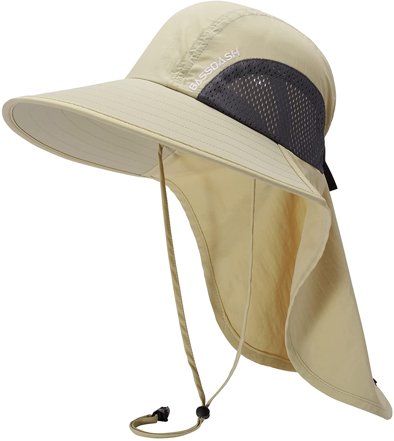 Large Neck Flap Ponytail Fishing Hat 