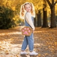 thumbnail image 4 of Cute Cat Paw Shape Crossbody Handbag Plush Shoulder Bag Purse with Chain Strap,Brown, 4 of 4