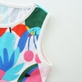 thumbnail image 4 of HWJAD Toddler Girl Summer Hawaii Watermelon Dress Sleeveless Tank Casual A-line Dresses Cool Beach Sundress, 4 of 7