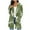 Green#1, variant on cocolona Cardigan for Women Lightweight Open Front Long Sleeve Cardigan Coat Fall Fashion Casual Floral Print Outwear with Pockets