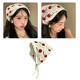 thumbnail image 6 of Fashionable Triangular Knit Hair Scarf Versatile Hair Accessory for Women Retro Hair Decoration Triangle Hair Scarf, 6 of 8