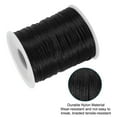 thumbnail image 4 of Uxcell 1.5mm x 109 Yard Nylon Satin Cord 1.5mm Beading String Braided Rope, Black, 4 of 6