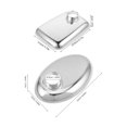 thumbnail image 2 of unbranded 2Ud Bandejas Compactas De Metal Para Máquina Molinillo De Carne Con Soporte Estable Y Higiénico, 2 of 8