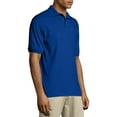thumbnail image 6 of Hanes Men's Ecosmart Jersey Polo Shirt with Pocket, 6 of 6