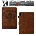 thumbnail image 4 of ELEHOLD Case for Apple iPad 10th Gen, Slim PU Leather Case with Card Holder Folio Stand Cover Compatible with Apple iPad 10th Gen,Brown, 4 of 6