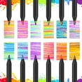 thumbnail image 2 of 12-Color Rainbow Pencils, Aesthetic Jumbo Colored Pencils for Adult Coloring, 2 of 7