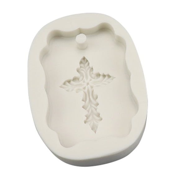 Silicone for Cross Mold Candle Soap Aromatherapy Molds Cake Fondant Ice Cream Making for DIY Baking Plaster Car Pendant