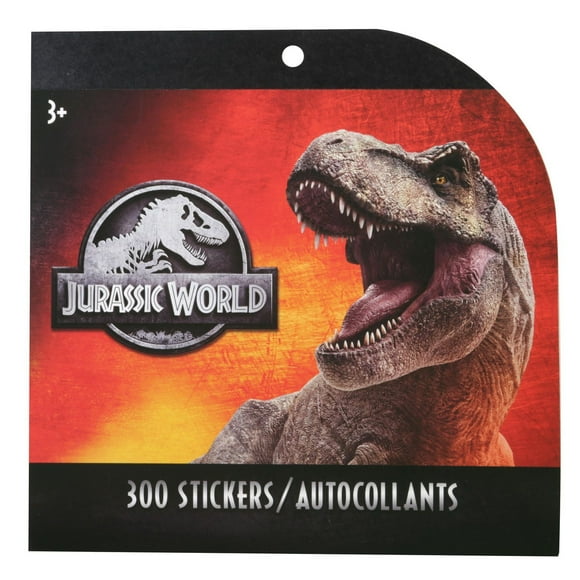 300CT Jurassic World Jumbo Die Cut Sticker Book