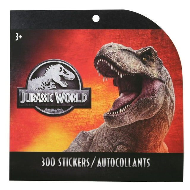 300CT Jurassic World Jumbo Diecut Stikerbook