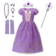 thumbnail image 3 of Vestido de princesa de Disney para niñas, disfraz de Rapunzel, Blancanieves, Cenicienta, fiesta de cumpleaños, 3 of 5