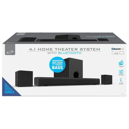iLive - 4.1 Home Theater System with Bluetooth - Black