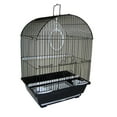 thumbnail image 3 of YML A1104BLK Round Top Style Small Parakeet Cage, 11 x 9 x 16", 3 of 3