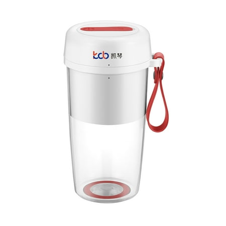 

KAOU 250ML Electric Juicer Food Grade Labor-saving Plastic Mini Automatic Fruit Juicer Mixer for Home