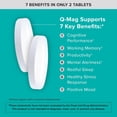thumbnail image 2 of Qunol Q-Mag Magnesium L-Threonate Tablets, 2000mg of Magtein, 60 Count, 2 of 11
