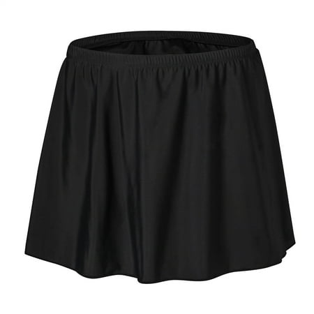 Adoretex - Adoretex Women's Basic Solid Elastic Waist Swim Skirt (FS009 ...