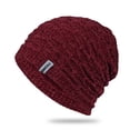 thumbnail image 2 of iHPH7 Skull Cap Beanie Winter Hat Knit Beanie Hats for Men Knit Hat Wool Hat Knitted Beanie Red One Size, 2 of 5