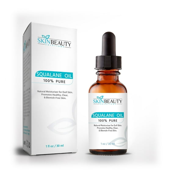 Squalane Oil –All Natural Olive Derived 100% Pure Ordinary Squalane Oil. Great for Face, Body and Hair. Natural Moisture For Mature, Dry and Dull Skin Most Effective Squalene Oil