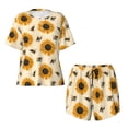 thumbnail image 4 of Xecao Sunflowers And Bee print Swimsuit for women, Summer-ready, sporty style.Quick-dry fabric. Many sizes & colors., 4 of 9