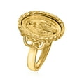 thumbnail image 3 of Ross-Simons Italian 18kt Gold Over Sterling Miraculous Medal Frame Ring, Women's, Adult, 3 of 5