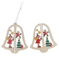 thumbnail image 1 of Beautiful Shape Xmas Tree Hanging Decor DIY Christmas Ornament Decoration (Bell), 1 of 6