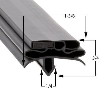 True Tssu 72 30m B St Door Gasket Part 932588 Walmart Com