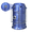 Blue, variant on FTCBJJA LED Camping Lantern, 450 Lumen Collapsible Solar Light, IPX4 Water Resistant Portable Emergency Lamp for Power Outage Hurricane and Storm Use, Black