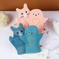 thumbnail image 1 of Fiudx Manoplas Exfoliantes para Baño, Tela Suave y Delicada para Un Baño Relajante, Diseño Exfoliante de Doble Cara, Portátiles y Fáciles de Llevar, Estilo Animal para Pequeños Aventureros, 1 Paquete, 1 of 2