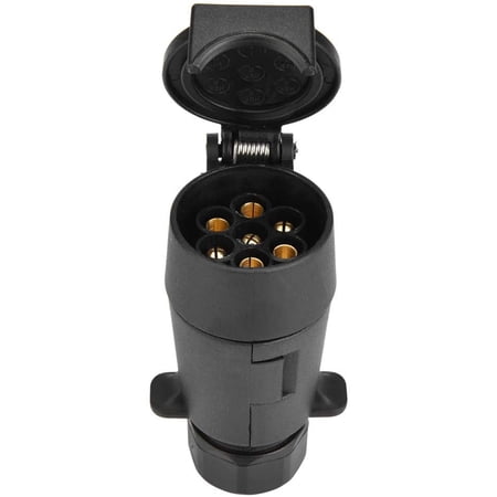 Aramox Plastic Trailer Connector US 4-Pin Flat Plug To EU 13-Pin