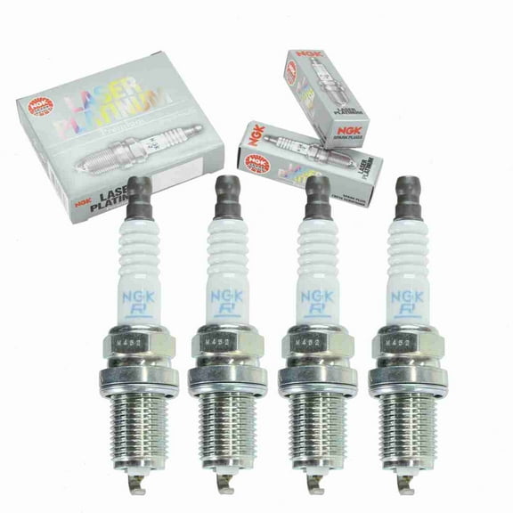 4 pc NGK 5555 Laser Platinum Spark Plugs for 1765237 1N09-18-110 22401-1P116 22401-97E66 22401AA520 3142 3292 41-804 4504 4702 7070 7345 98079-5614H F7DPER IK20TT K6RTPP-11 MD313443 PK20PR-L11
