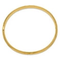 thumbnail image 2 of 14K Yellow Gold bracelet Bangle Diamond-cut 7 in mm, 2 of 3