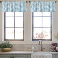 thumbnail image 4 of LALILO Kitchen Curtain Valance Graffiti Digital Graffiti Rod Pocket Window Curtain 52"x 18" Set of 2, 4 of 7