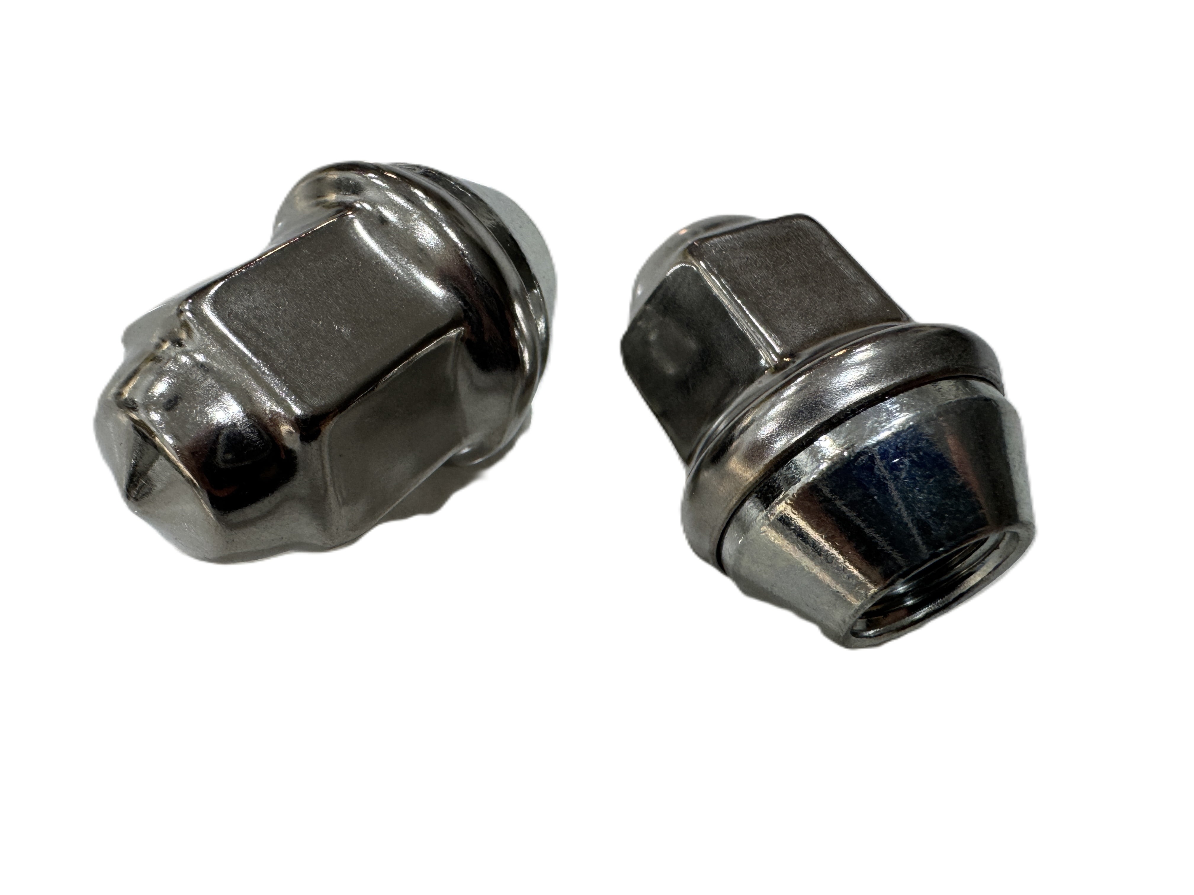 20-Pack 1/2" Lug Nuts Stainless Steel Capped For Aluminum Trailer Wheels 1/2-20 Thread