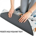 thumbnail image 3 of Cartoon Tractors Stars White Pattern Hot Yoga Mat Towel Non Slip for Hot Yoga - Quick-Drying Yoga Mat Cover with 4 Corner Pockets with Travel Bag - Hot Yoga Towel Non Slip 74"x26", 3 of 6