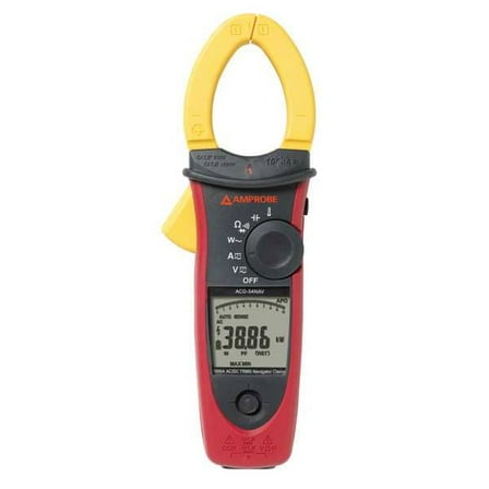 Amprobe Clamp-On Meter,1000kW,1000A ACDC-54NAV