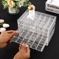 thumbnail image 2 of PENGXIANG 5-Layer Jewelry Box  Transparent Jewelry Drawer Box  Jewelry Organizer Holder   Jewelry Display Storage Case   Jewelry Display Storage Case for Earrings Rings Beads, 2 of 11